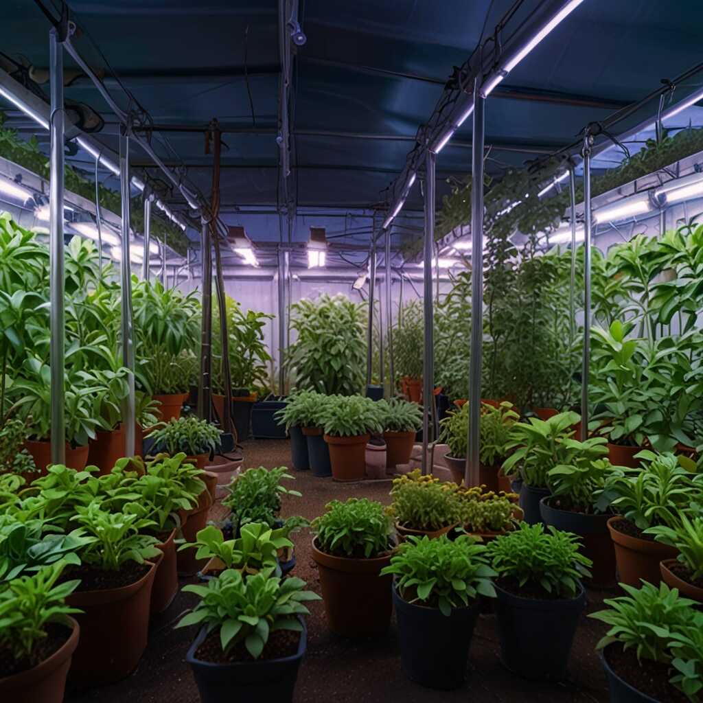 Energy-saving light mover technology for plants