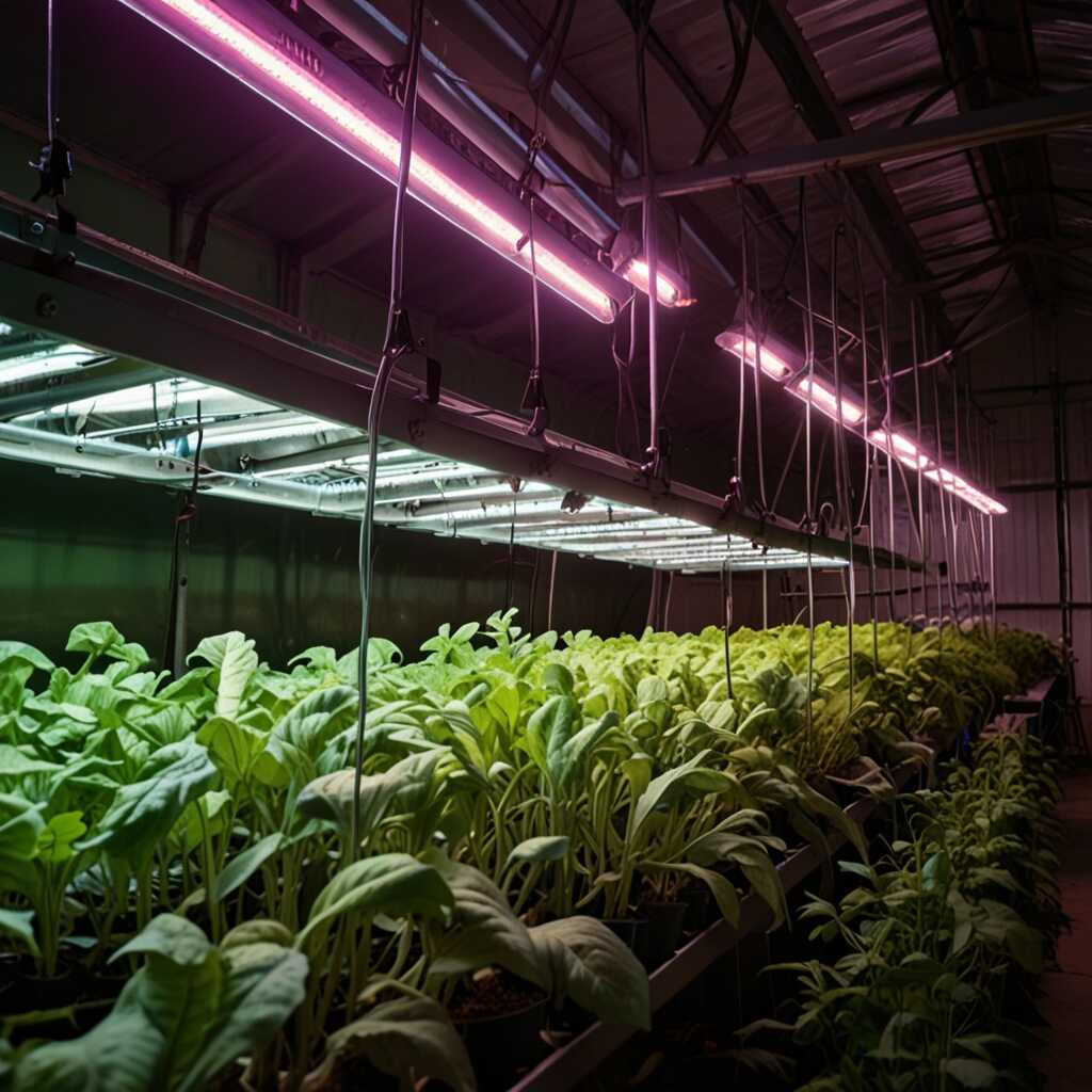 Impact of light angles on plant growth habits
