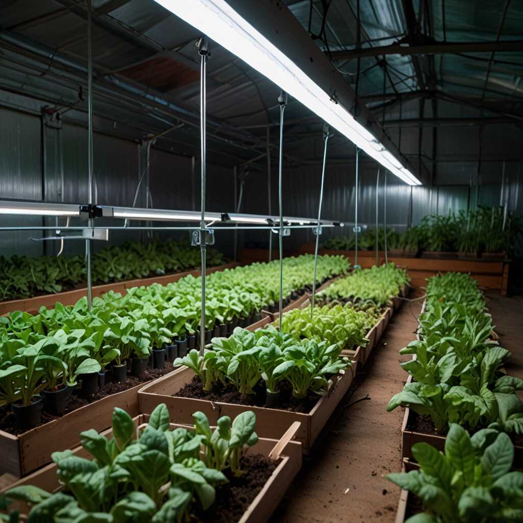 Seed germination enhanced by various grow light types